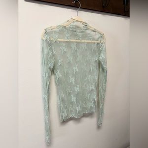 Free People lady lux layering top size medium polar fog